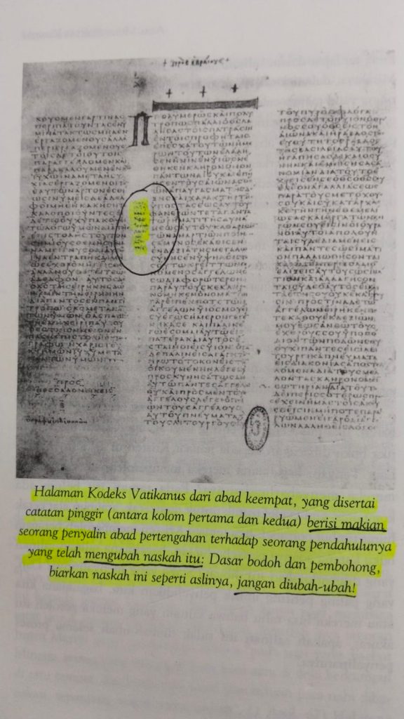 Perbedaan Kitab PB Aram dan Yunani, naskah Yunani lebih banyak terjadi revisi